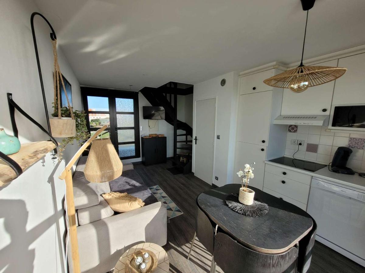 Appartement Duplex Neuf Avec Balcon Vue Mer, Parking Prive Et Wifi - 2 Pers, Proche Commerces - Fr-1-675-19 à Wimereux Extérieur photo