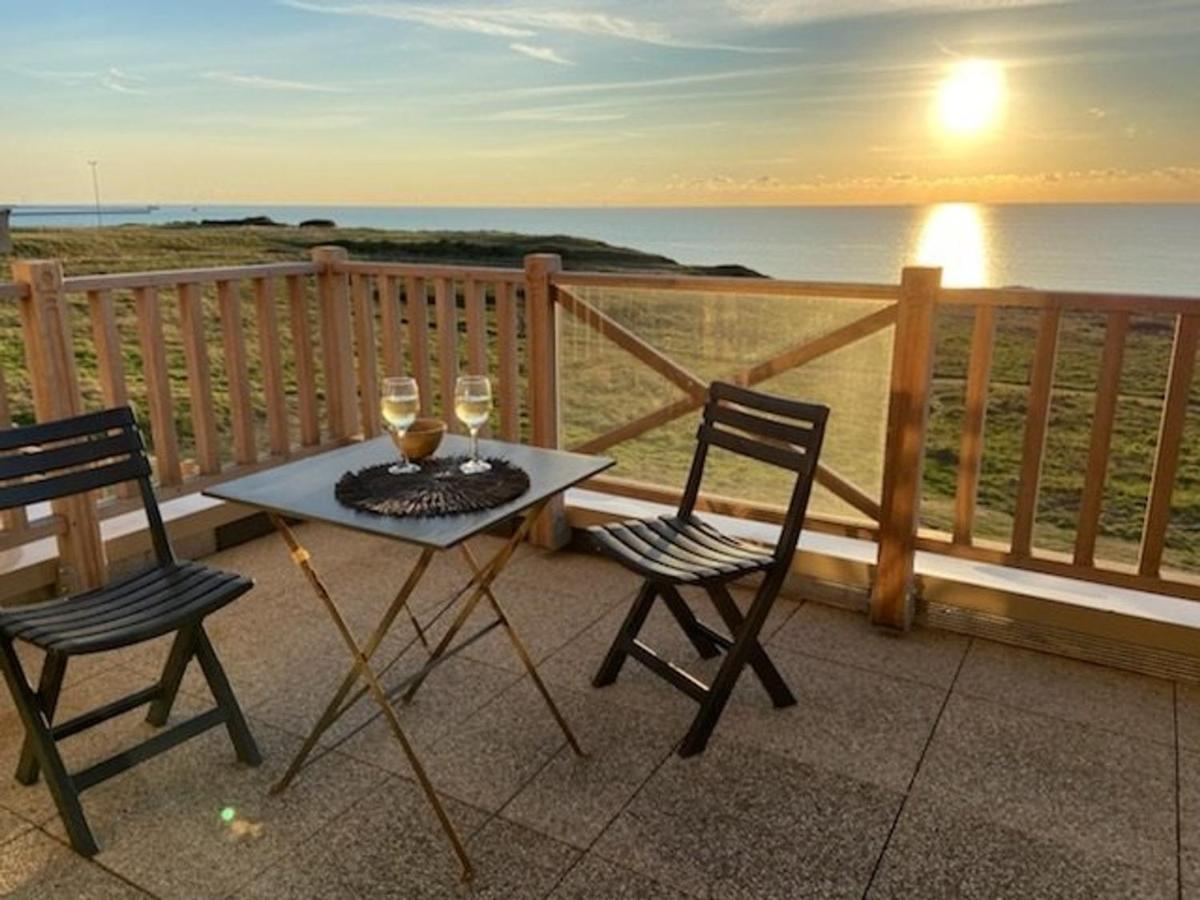 Appartement Duplex Neuf Avec Balcon Vue Mer, Parking Prive Et Wifi - 2 Pers, Proche Commerces - Fr-1-675-19 à Wimereux Extérieur photo